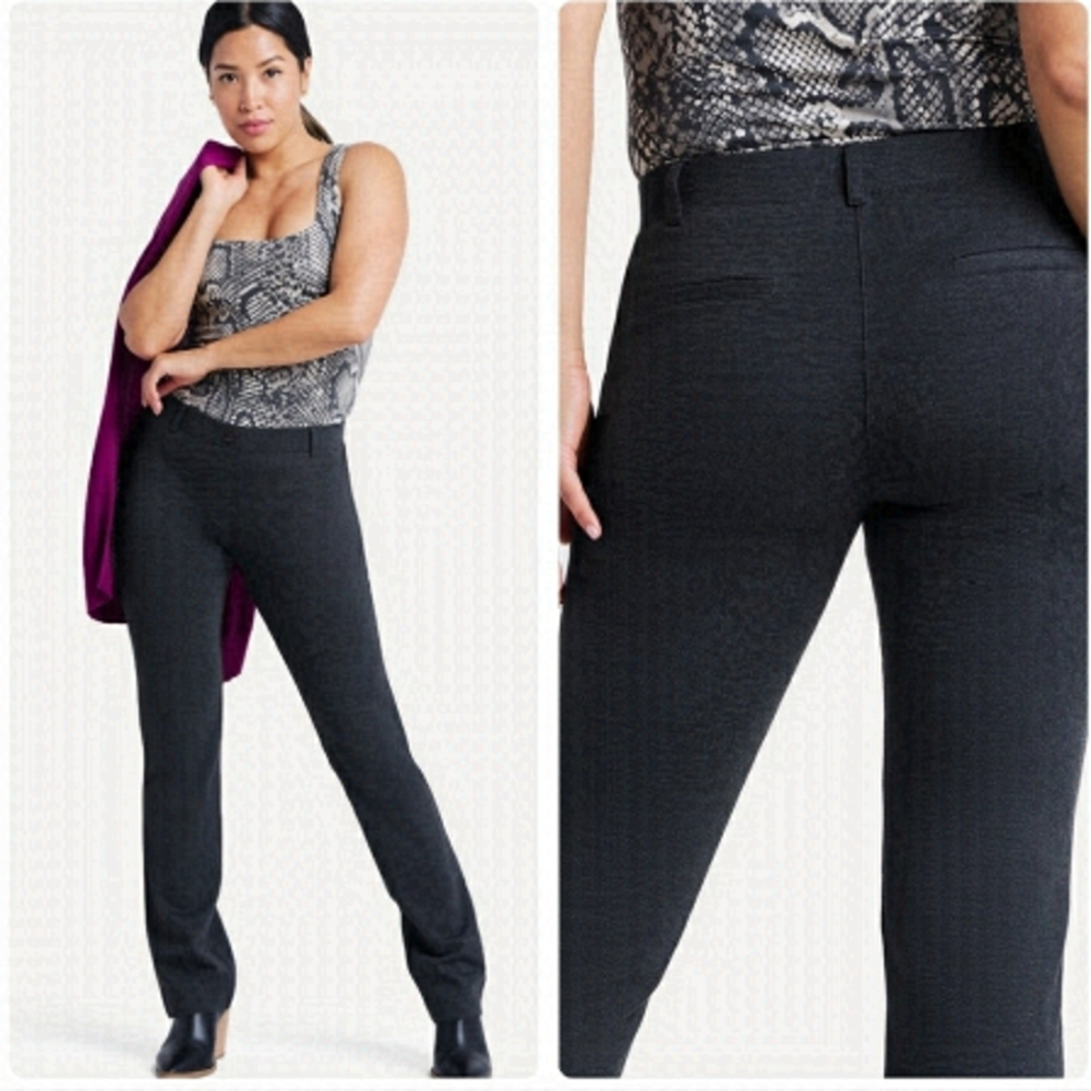 BETABRAND Pull On Dress Yoga Stretch Pants Navy Size Medium